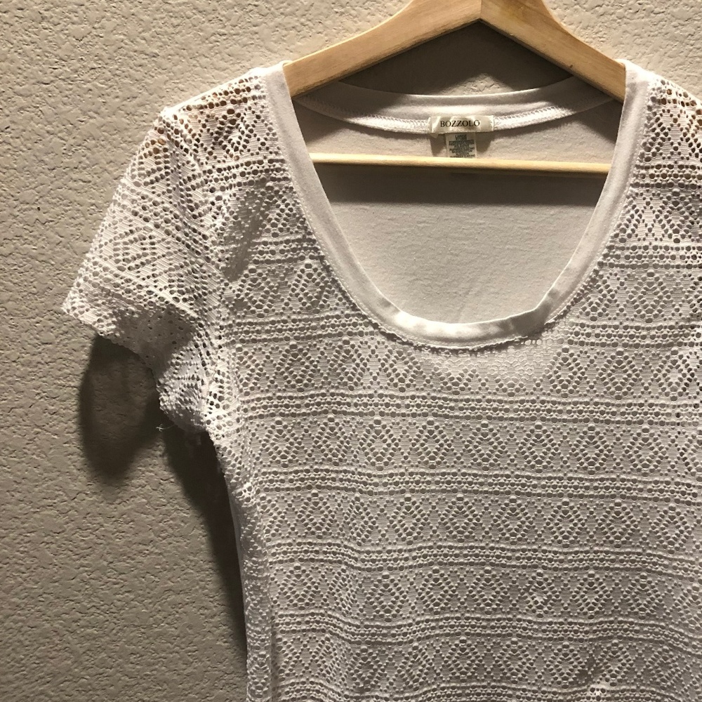 White Slim Fit Shirt Size Large